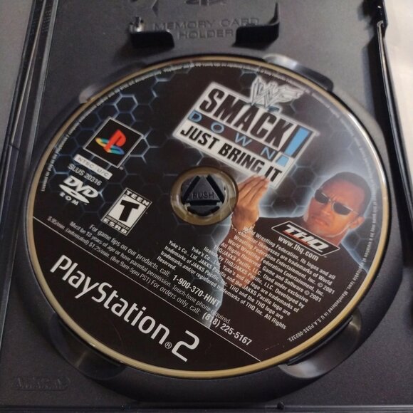 WWE SmackDown ! Just Bring It Black Label (Sony PlayStation 2, 2002) No Manual. - Picture 5 of 9